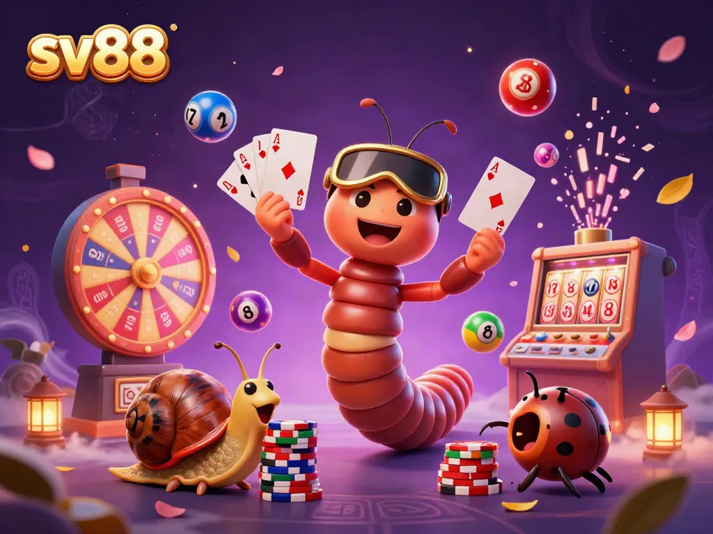 Engage in thrilling gameplay at sv88 with vibrant characters and a dynamic casino atmosphere.