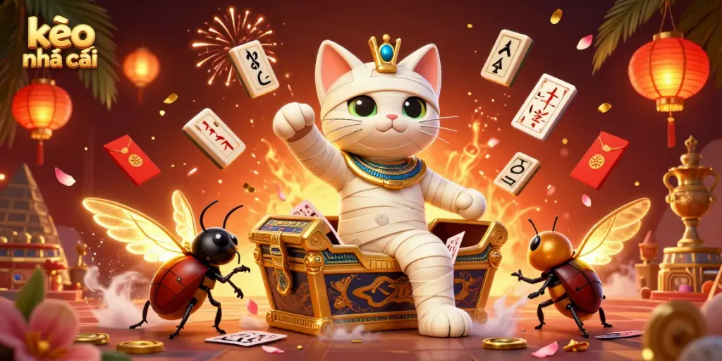 Engage with kèo nhà cái in this lively 3D illustration showcasing betting excitement in a vibrant casino scene.